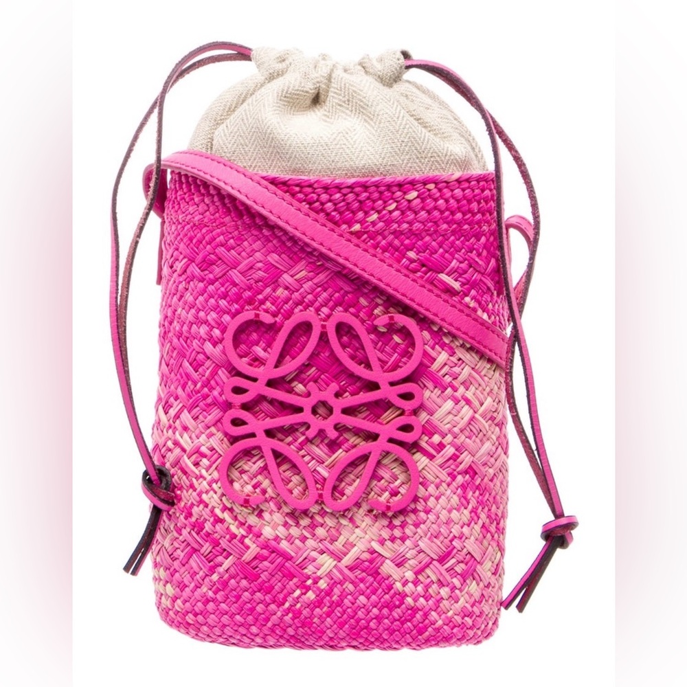 Loewe Paula Ibiza Raffia Crossbody Bag Purse